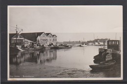 DEN HELDER-BINNENHAVEN-SCHEEPVAART-PENICHES-CHEMISCHE-FABRIEK-VERZONDEN KAART-1950-ZEGEL VERWIJDERD-RARE-ZIE 2 SCANS! - Den Helder