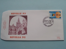 SEVILLE 92 SEVILLA ( Stamp 21-03-1992 Lommel > Zie Foto Voor Detail ) F.D.C. P 1010 / Campo-Rodan ! - 1991-00