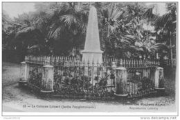 MAURICE     LA COLONNE LIENARD  (JARDIN DES PAMPLEMOUSSES)    EDITEUR  MAGASINS REUNIS - Maurice