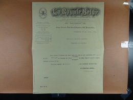 La Royale Belge Assurances Bruxelles 1931 - Banque & Assurance