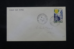 SAINT PIERRE ET MIQUELON - Oblitération FDC De La Médaille Militaire Sur Enveloppe En 1952  - L 58707 - FDC