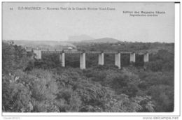 ILE MAURICE     NOUVEAU PONT DE LA GRANDE RIVIERE NORD OUEST (TRAIN)   EDITEUR MAGASINS REUNIS - Maurice