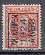 BELGIË - PREO - Nr 97 A - ANTWERPEN 1924 ANVERS - (*) - Typos 1922-31 (Houyoux)