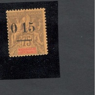 MADAGASCAR1902: Yvert54b Mh* Stamp Overprint Has No Comma Cat.Value280Euros($308) - Unused Stamps