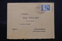 TURQUIE - Enveloppe De Istanbul Pour Oran ( Algérie ) En 1930, Affranchissement Plaisant - L 58722 - Cartas & Documentos
