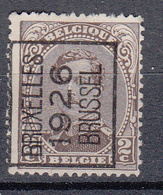 BELGIË - PREO - Nr 128 A - BRUXELLES 1926 BRUSSEL - (*) - Typo Precancels 1922-26 (Albert I)