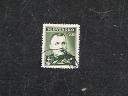 SLOVAQUIE SLOVENSKO YT 44 OBLITERE - PRESIDENT TISO - Used Stamps