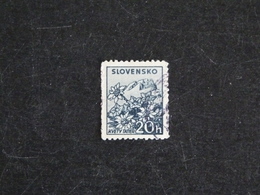 SLOVAQUIE SLOVENSKO YT 41 OBLITERE - EDELWEISS ET MONTS TATRA - Used Stamps