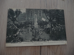 CPA 01 Ain Montanay Inauguration Du Monument élevé à La Mémoire Des Soldats Morts 1920 - Non Classés