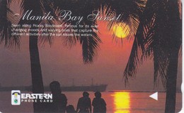 TARJETA DE FILIPINAS DE MANILA BAY SUNSET 150 UNITS (128PETA) EASTERN - Philippines