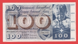 SUISSE  Billet  100 Francs  10 02 1971 - Pick 49m - Suisse