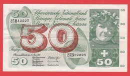 SUISSE  Billet  50 Francs  15 05 1968 - Pick 46p - Zwitserland