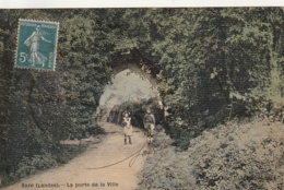 Delcampe - ***40  ***  SORE  La Porte De La Ville Papier Toilé  -  TTBE - Sore