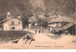 FR38 SAINT PAUL DE VARCES - Entrée Du Village - Animée - Belle - Andere Gemeenten