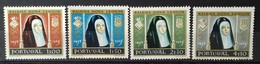 PORTUGAL N° 853 à 856 COTE 15 € NEUFS ** MNH SERIE COMPLETE DE 4 VALEURS NAISSANCE DE LA REINE DONA LEONOR - Unused Stamps