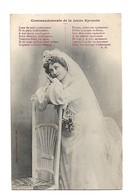 FEMMES - FRAU - LADY - Jolie Carte Fantaisie Femme "Commandements De La Jeune Epousée" - Edit. BERGERET - Bergeret