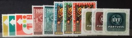 PORTUGAL N° 955 à 965 COTE 27,25 € NEUFS ** MNH ENSEMBLE DE 11 VALEURS 1965 - Nuovi