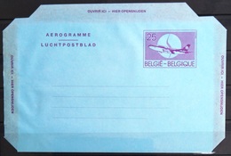 BELGIQUE                       AEROGRAMME                     NEUF - Aérogrammes