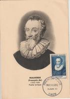 France Carte Maximum 1955 Malherbe 1028 - 1950-1959