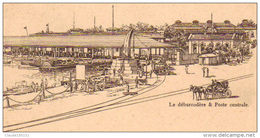MAURICE    LE DEBARCODERE & POSTE CENTRALE  (PORT LOUIS)    RARE - Maurice
