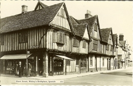 CP De IPSWICH " Silent Street , Wolsey's Birthplace " - Ipswich