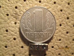 GERMANY GDR  1 Pfennig 1968 # 4 - 1 Pfennig