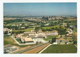 11 Aude Carcassonne Lycée Agricole Charlemagne Vue Aérienne Et La Cité - Carcassonne