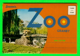 GRANBY, QUÉBEC - CARNET SOUVENIR FOLDER  AVEC 12 PHOTOS - PARC ZOOLOGIQUE DE GRANBY - PUB. J  BIENVENUE - - Granby