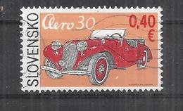 SLOVAKIA 2011 - VINTAGE CARS - AERO 30  - USED OBLITERE GESTEMPELT USADO - Usados