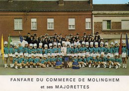 CP De MOLINGHEM - Fanfare Du Commerce Et Ses Majorettes. - Otros & Sin Clasificación