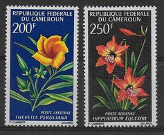 CAMEROUN - SERIE COMPLETE YVERT PA N°99/100 ** MNH - FLEURS - COTE 2006 = 10 EUR. - Cameroon (1960-...)