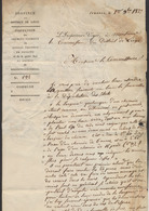 Précurseur - LAC Datée De Jemeppe (1827) "L'inspecteur Voyer / Inspections Des Chemins Vicinaux" > Liège / Texte ! - 1815-1830 (Dutch Period)