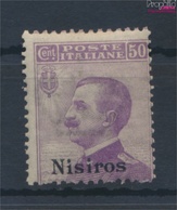 Ägäische Inseln 9VII Postfrisch 1912 Aufdruckausgabe Nisiros (9431543 - Egée (Nisiro)