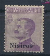 Ägäische Inseln 9VII Postfrisch 1912 Aufdruckausgabe Nisiros (9431544 - Egeo (Nisiro)