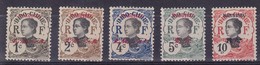 Mong-tzeu   N°34A** à  N°38** - Unused Stamps