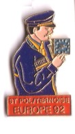 D88 Pin's PTT Poste Saint Pol Sur Ternoise Pas De Calais Europe 92 Facteur Achat Immédiat - Postes