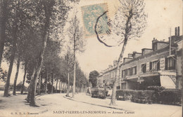 77 /   Saint  Pierre Les Nemours   : Avenue Carnot ( Trace Pli Angle)    ///  Avril 20 //   BO. 77 - Saint Pierre Les Nemours