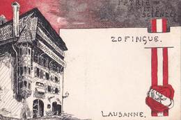 CPA   Zofingue Lausanne  (Suisse)   Société Estudiantine  Fête Grütli 1910  TBE - Zofingen