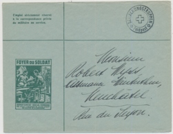 Illustrierter Feldpostbrief Mit Truppenstempel  BEWACHUNGSTRUPPEN - FELDPOST - Postmarks