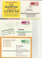 Poste Locale Lokal Post Bypost SVARSLOSEN SUEDE - Vignette Sur Lettre - CHEVAL DILIGENCE - Local Post Stamps