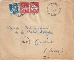 Zensur Brief  Rovigo Alger - Genève           1943 - Covers & Documents