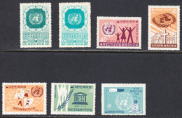 South Korea 1955-1961 UN 10th Anniversary, UNESCO, Mint No Hinge, Sc# ,SG ,Mi - Corea Del Sur