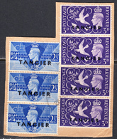 Tangier Parcel Piece, Cancelled, Sc# ,SG 257,258, Mi - Bureaux Au Maroc / Tanger (...-1958)