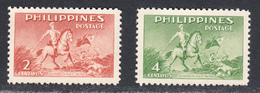 Philippines 1949, Mint No Hinge, , Sc# 535-536 ,SG ,Mi 499-500,Yt - Filippijnen