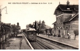 78- Chaville -Velizy -interieur De La Gare - Velizy