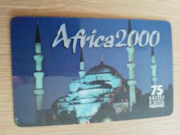 FRANCE/FRANKRIJK  75 UNITES AFRICA 2000   (DIFF BACK)  PREPAID  USED    ** 1451** - Nachladekarten (Handy/SIM)