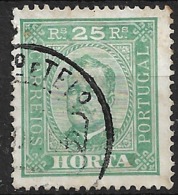 Horta – 1892 King Carlos 25 Réis Used Stamp - Horta