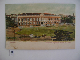 BRAZIL / BRASIL - POST CARD FOR MANAUS " QUARTEL DO REGIMENTO MILITAR DO ESTADO" 190? IN THE STATE - Manaus