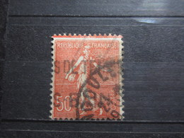 VEND BEAU TIMBRE DE FRANCE N° 199 + LIGNE ROUGE EN HAUT !!! (b) - Gebraucht