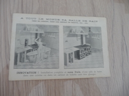 Pub Publicité 3 Volets A Tout Le Monde Sa Salle De Bain Baignoire Universelle A.Grosbois Paris - Advertising